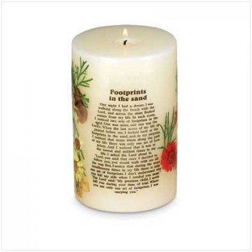 Scented footprints candle Scented footprints candle