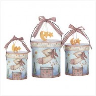 3 pc. angel paper gift boxes