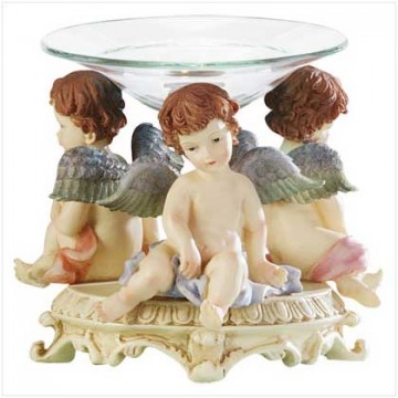 Cherub oil warmer - white Cherub oil warmer - white