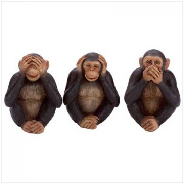 Hear,see,speak 3 monkeys - alabastrite Hear,see,speak 3 monkeys - alabastrite