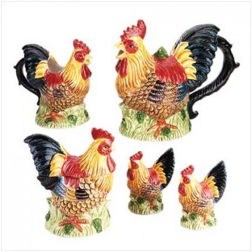 Rooster tabletop set - 7 pcs Rooster tabletop set - 7 pcs