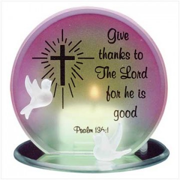 Give thanks lord candle holder Give thanks lord candle holder