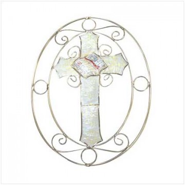 Capiz cross suncatcher Capiz cross suncatcher